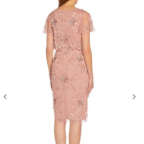 PapellAdrianna Papell Beaded Blouson Dress. - Picture 4 of 17